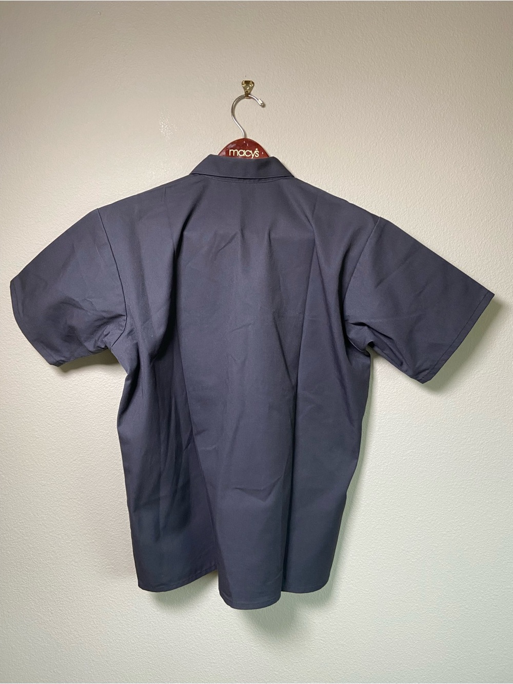 Ben Davis Short Sleeve Work Polo in Charcoal Gray - Picture 6 of 8
